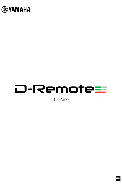 yamaha雅马哈D-remote User Guide